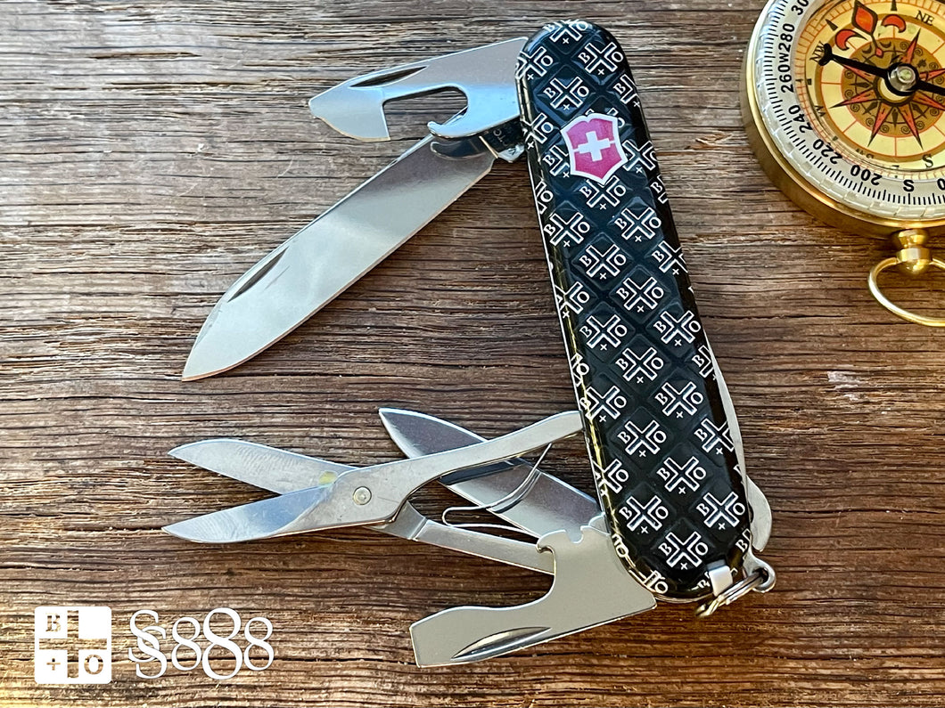 B+O 2023 Black on Black Logo Knife